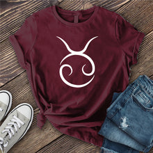 Load image into Gallery viewer, Taurus Simple Symbol T-Shirt
