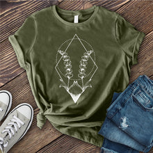 Load image into Gallery viewer, Gemini Lavender Symbol T-shirt
