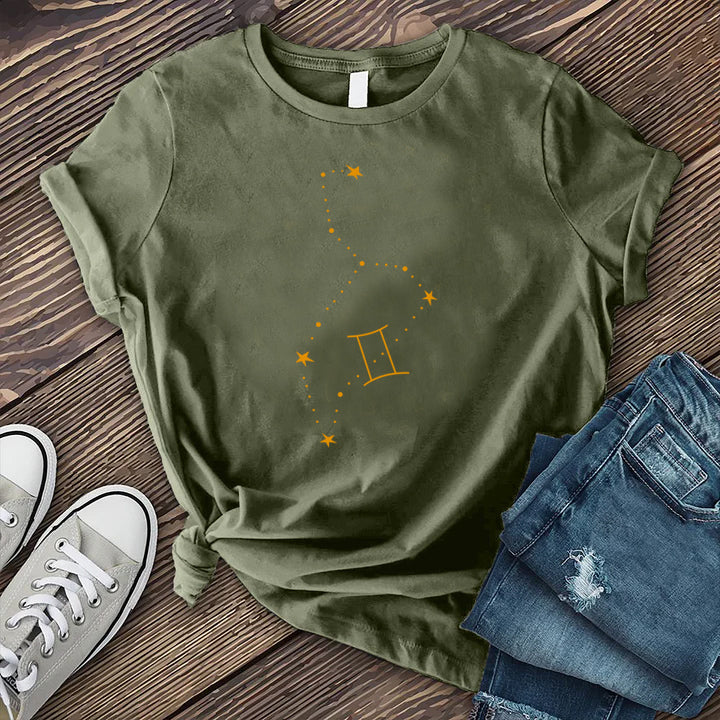 Gemini Symbol Constellation T-shirt