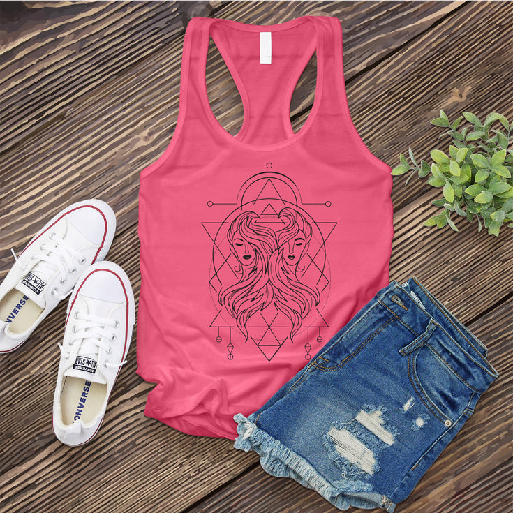 Gemini Geometric Twins Women's Tank Top's Image