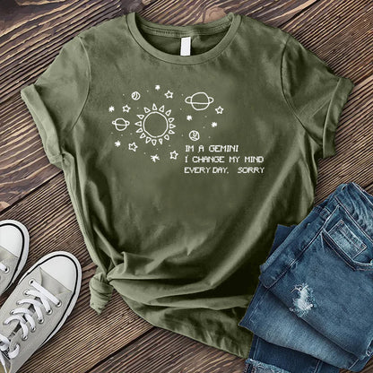 Gemini Change My Mind T-shirt