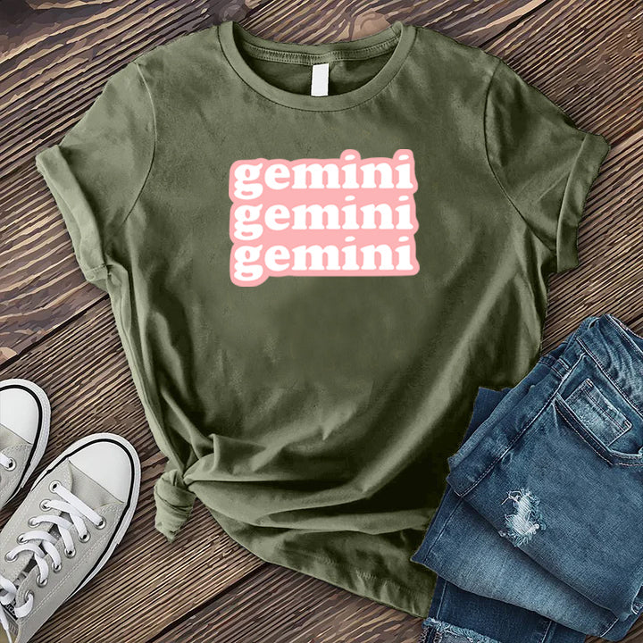 Gemini Words T-shirt