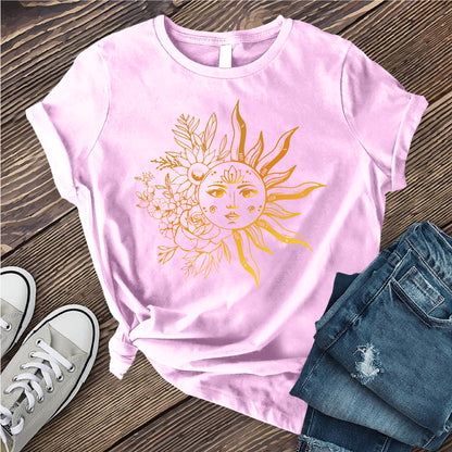 Floral Lotus Sun T-Shirt