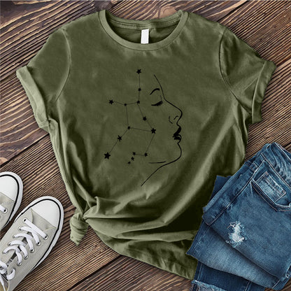 Virgo Constellation Woman T-Shirt