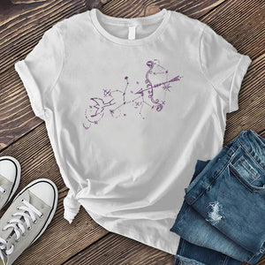 Sagittarius Arrow and Constellation T-shirt