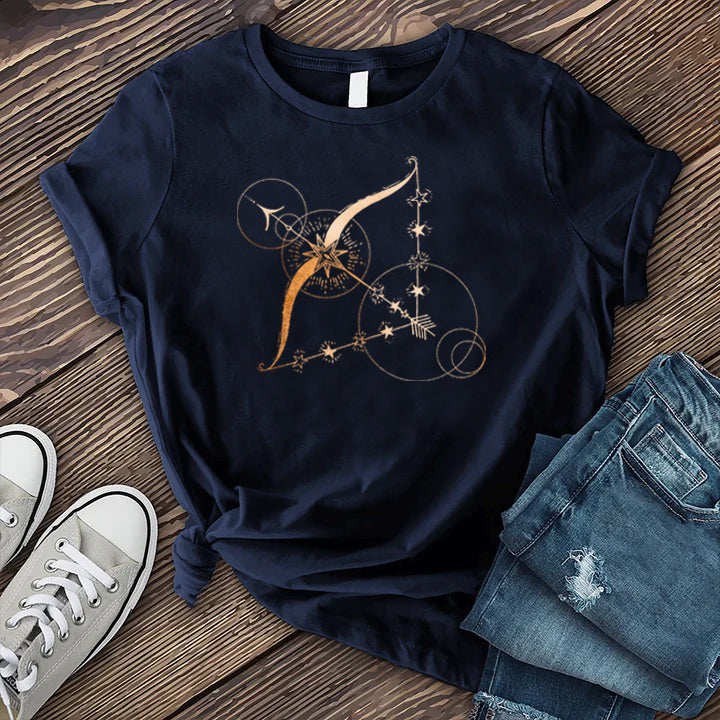 Sagittarius Bow and Arrow T-shirt