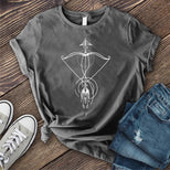 Sagittarius Line Art Bow T-shirt's Image