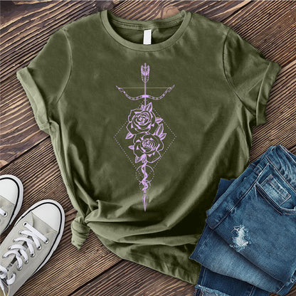 Sagittarius Rose Arrow T-Shirt