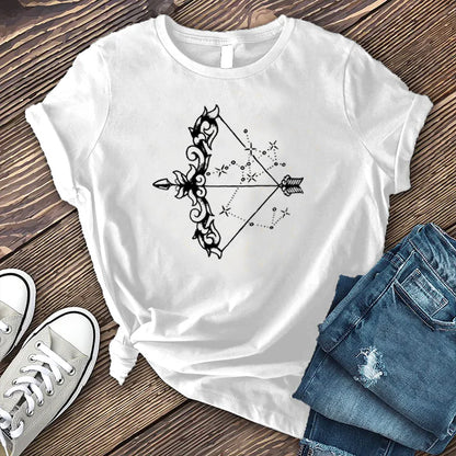 Sagittarius Constellation and Bow T-shirt