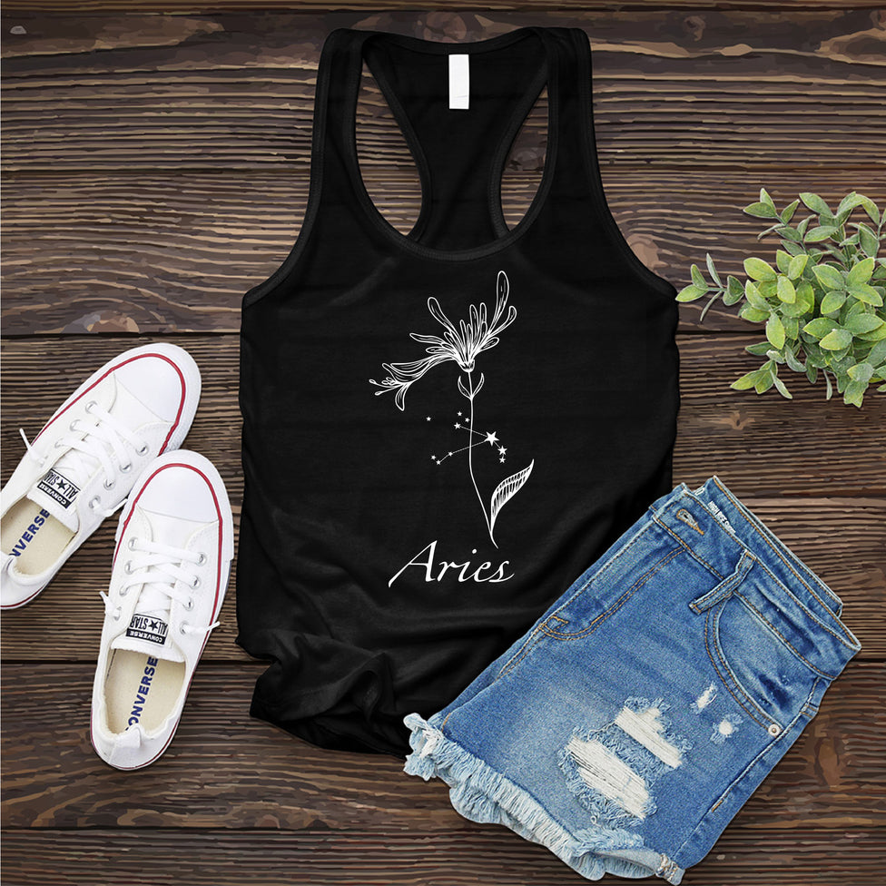 Aries Flower Women's Tank Top Image