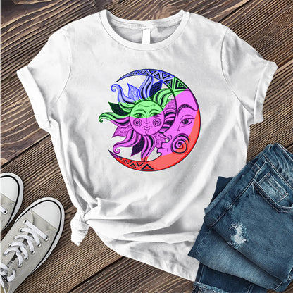 Cosmic Sun And Moon T-Shirt