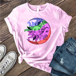 Cosmic Sun And Moon T-Shirt's Image