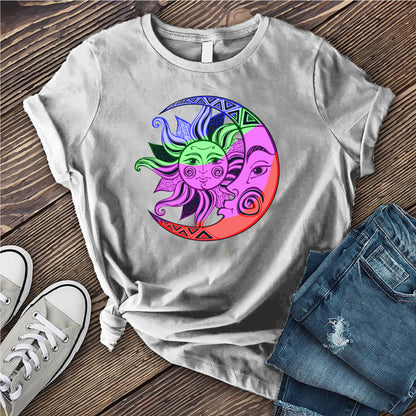 Cosmic Sun And Moon T-Shirt
