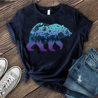 Starry Cosmic Bear T-shirt