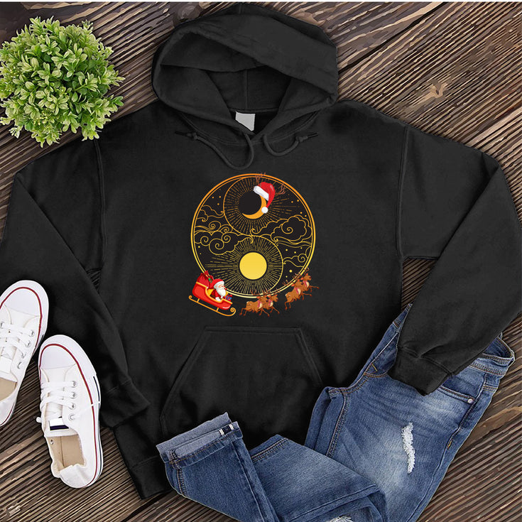 Christmas Sun and Moon Yin Yang Hoodie's Image