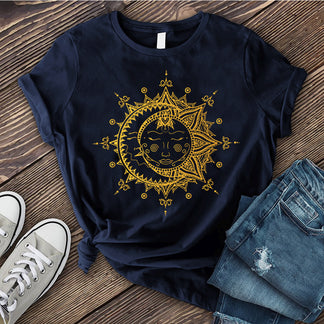 Mandala Sun and Moon T-shirt – Cosmic Clothing Co.