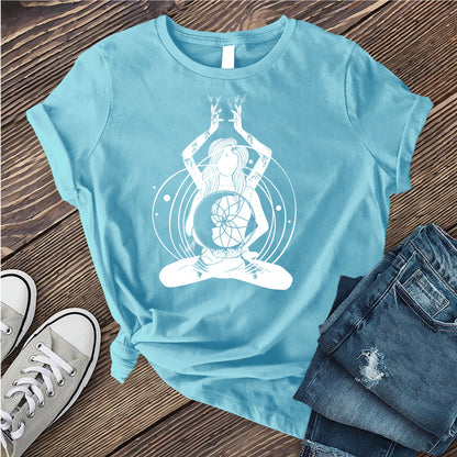 Calm Meditation White T-shirt