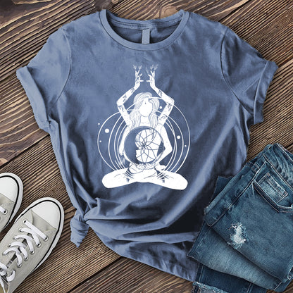 Calm Meditation White T-shirt