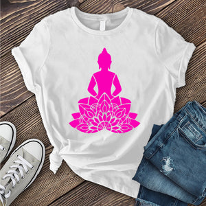 Neon Buddha Flower T-Shirt