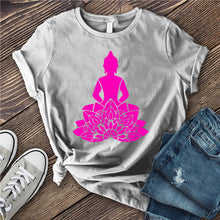 Load image into Gallery viewer, Neon Buddha Flower T-Shirt
