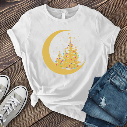 Christmas Moon Tree T-shirt