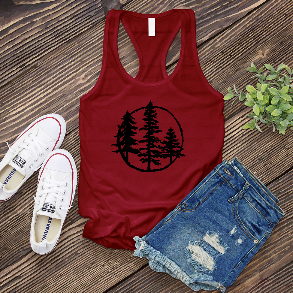 Evergreen Tree Women's Tank Top Image