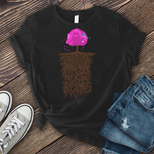 Cherry Blossom Butterfly Tree T-shirt's Image