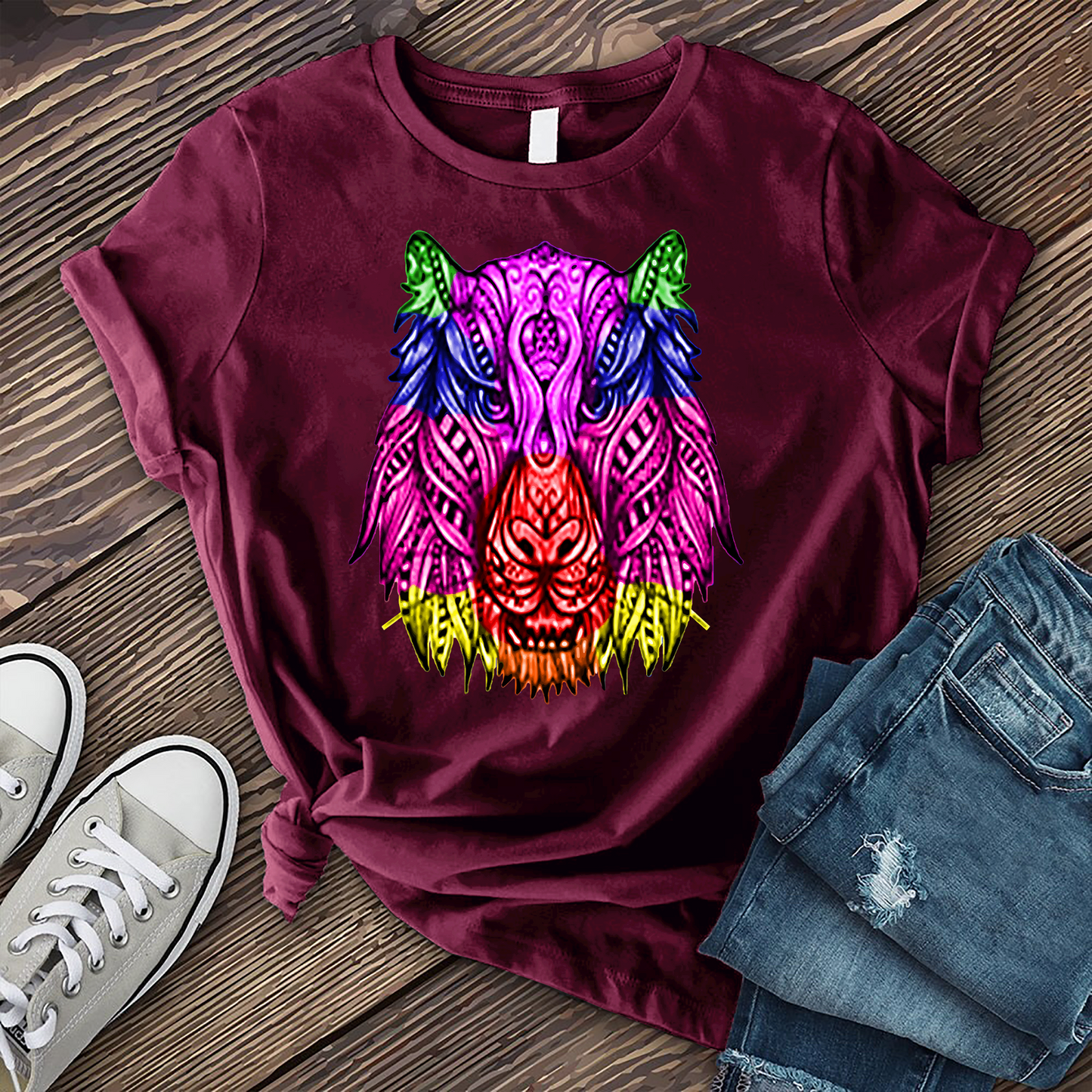 Colorful Tiger T-Shirt