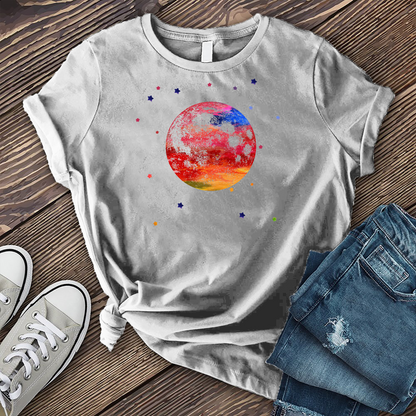 Colorful Moon And Stars T-Shirt