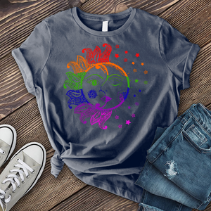 Colorful Sun And Moon T-Shirt