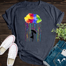 Load image into Gallery viewer, Raining Rainbows T-Shirt
