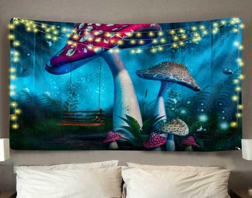 Magical Mushroom Tapestry