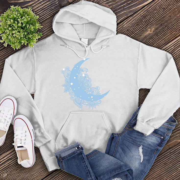 Mandala Snow Moon Hoodie's Image