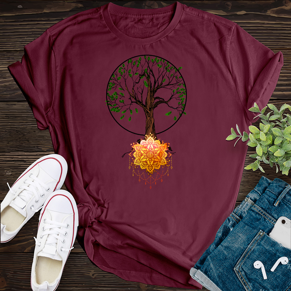 Blooming Mandala T-Shirt Image