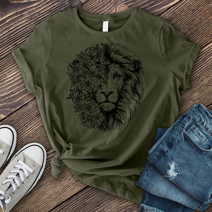 Floral Lion T-Shirt