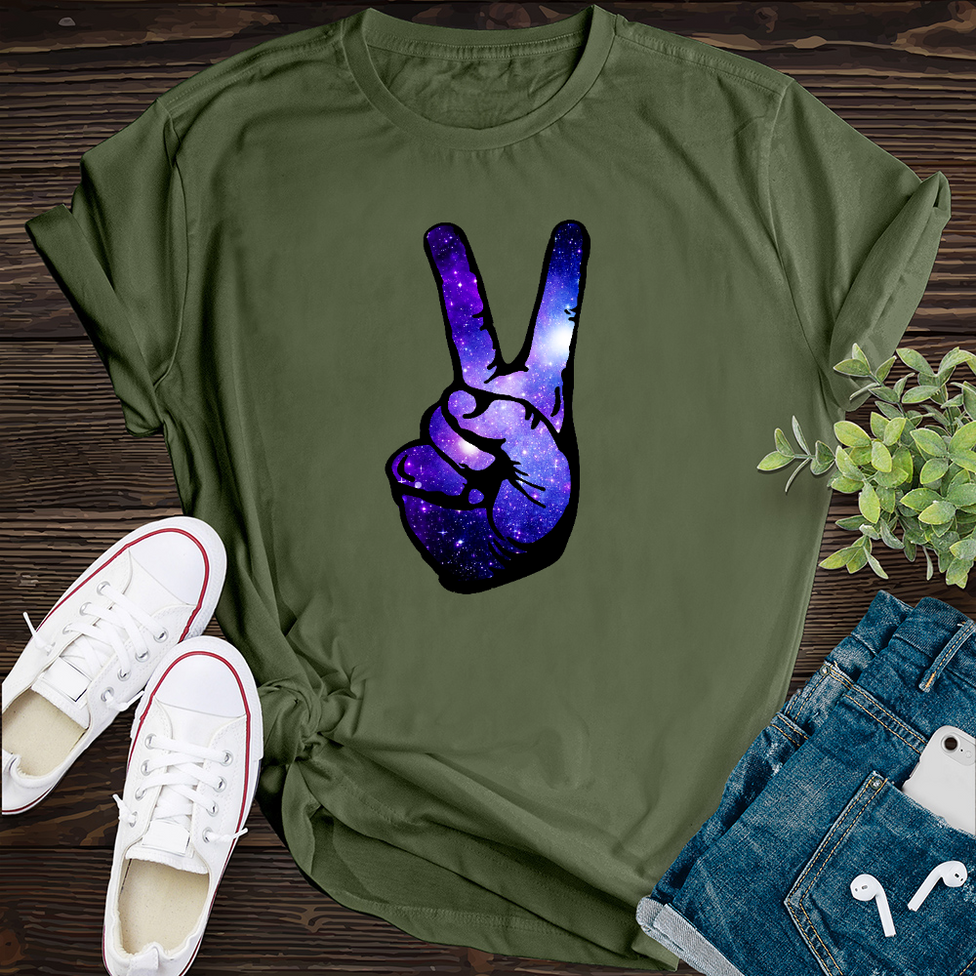 Galactic Peace T-Shirt Image