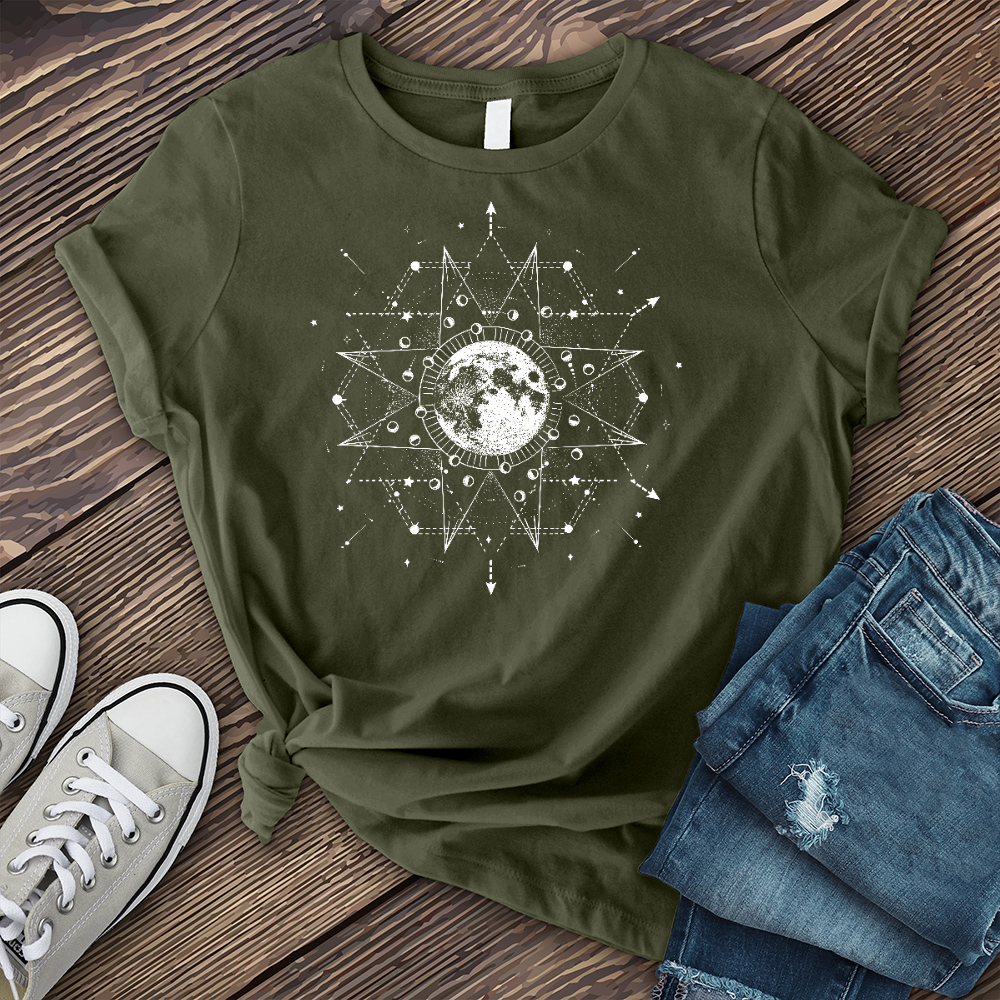 Geometric Moon T-Shirt