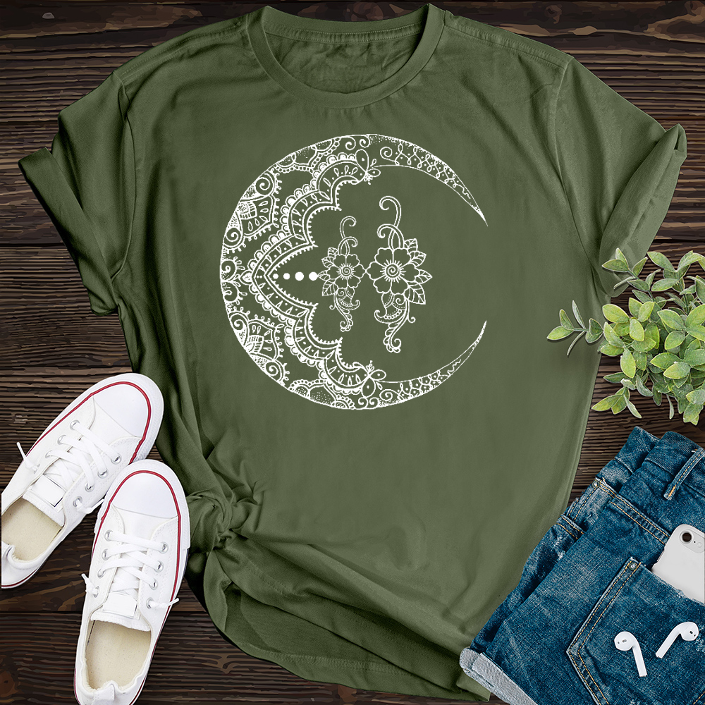 Floral Crescent T-Shirt