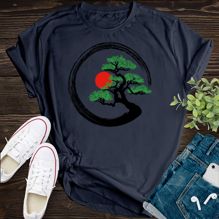 Bonsai Sunset T-Shirt's Image