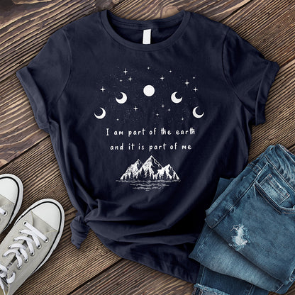 Part of The Earth T-shirt – Cosmic Clothing Co.