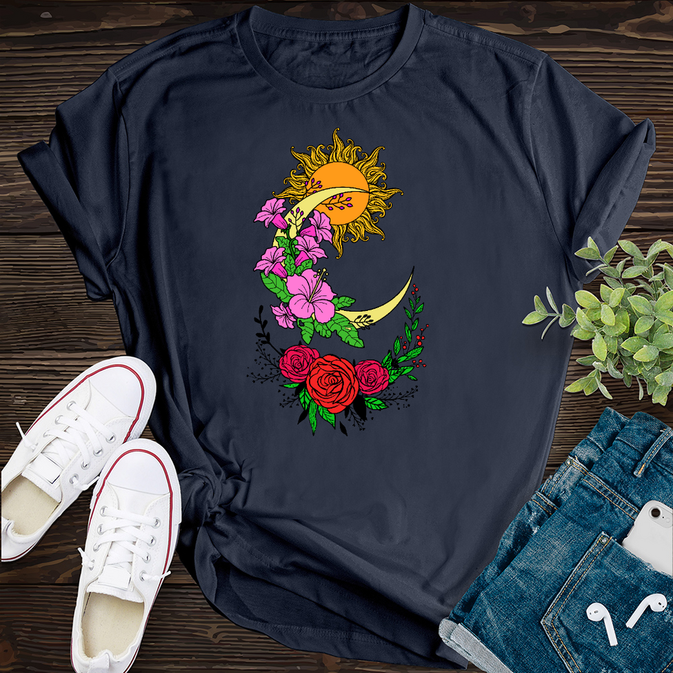 Floral Sun T-Shirt Image