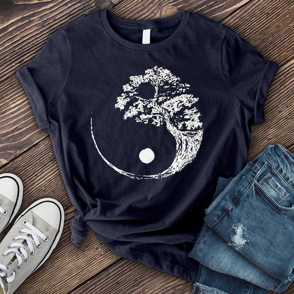 Yin Yang Bonsai T-shirt Image