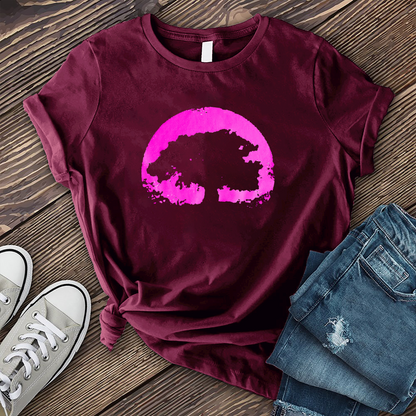 Neon Sunset Tree T-Shirt