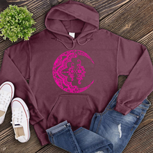 Load image into Gallery viewer, Neon Floral Crescent Hoodie
