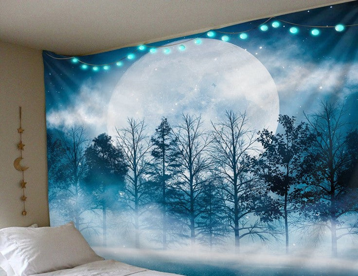 Over The Moon Tapestry