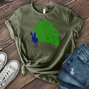 Mandala Peacock T-Shirt