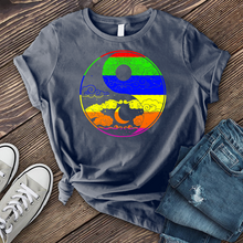 Load image into Gallery viewer, Rainbow Yin Yang T-Shirt
