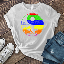 Load image into Gallery viewer, Rainbow Yin Yang T-Shirt
