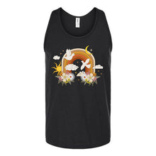 Load image into Gallery viewer, Floral Rainbow With Doves Unisex Tank Top
