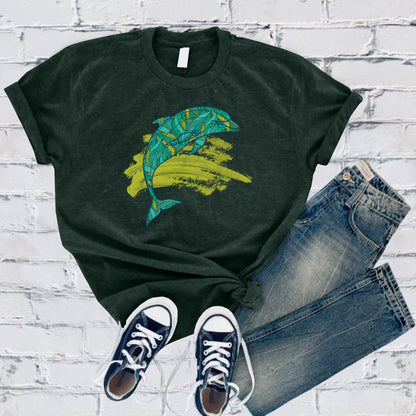 Mandala Dolphin T-shirt